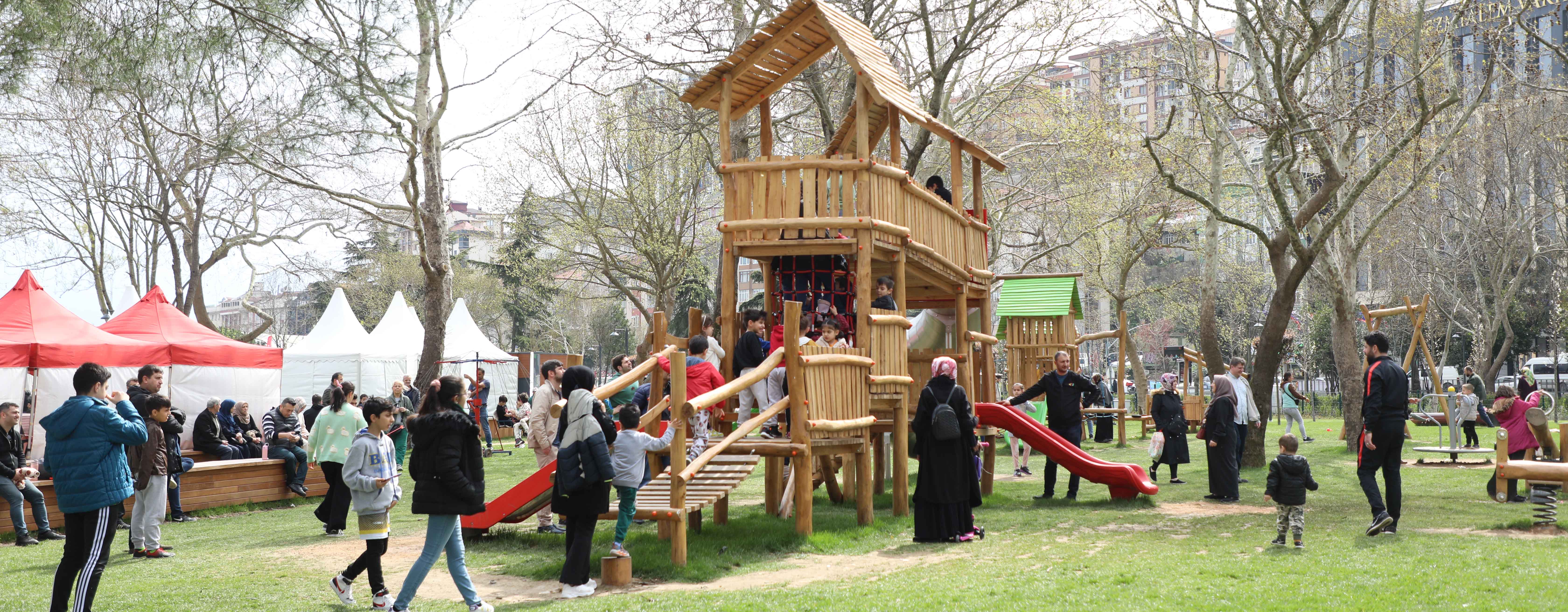 İBB Park Bahçe Ve Yeşil Alanlar Dairesi Eyüpsultan’a 2 Park Ve 1 Meydan Daha Kazandırdı 